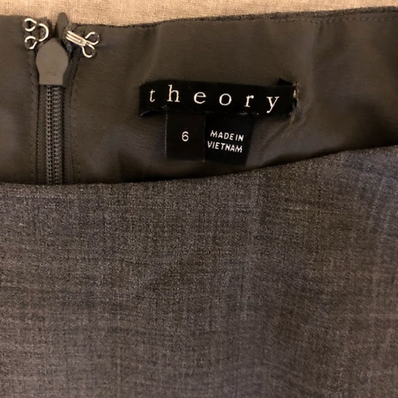 Grey Theory Dress; Stretch Wool - Picture 2 of 3